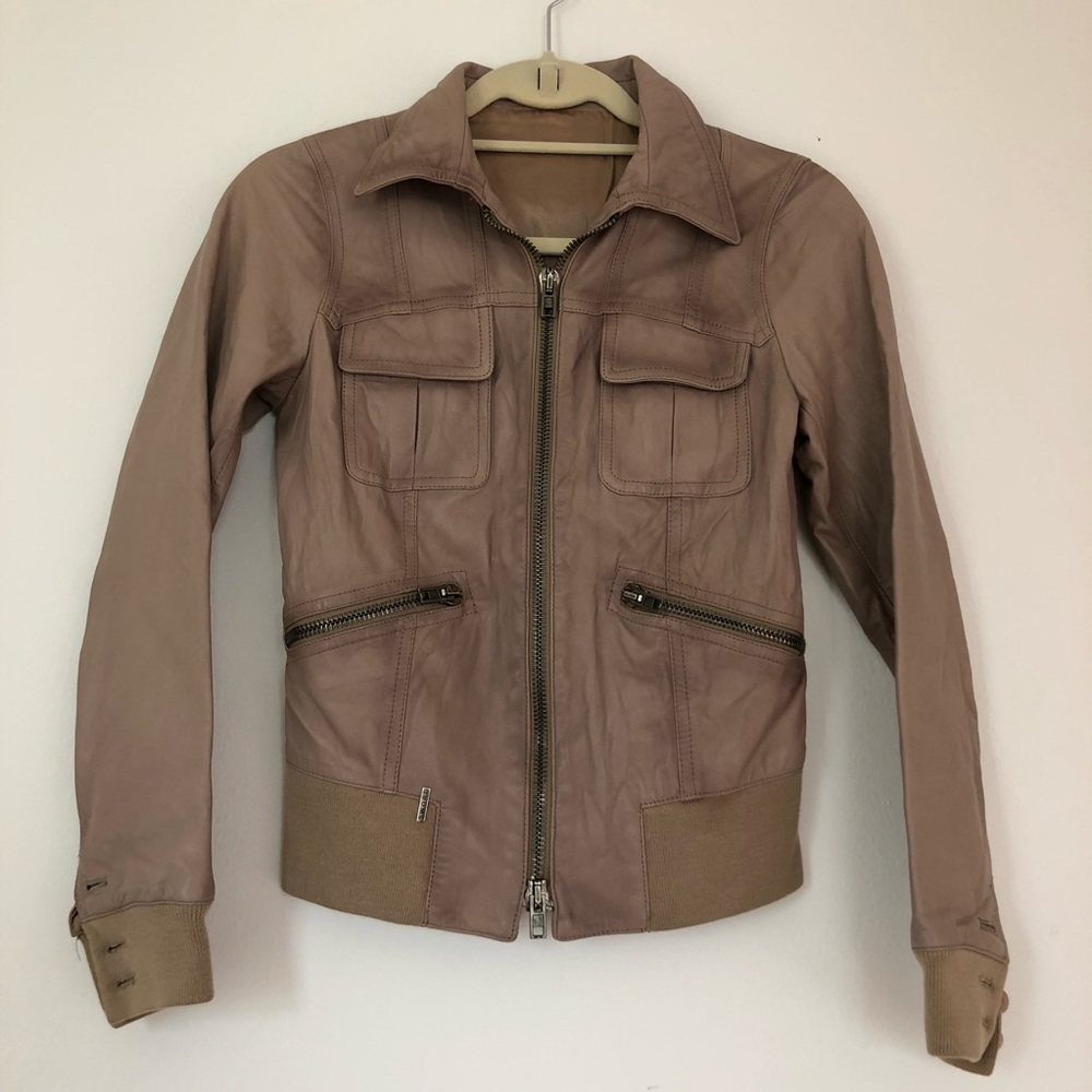 S.W.O.R.D Leather Bomber Jacket